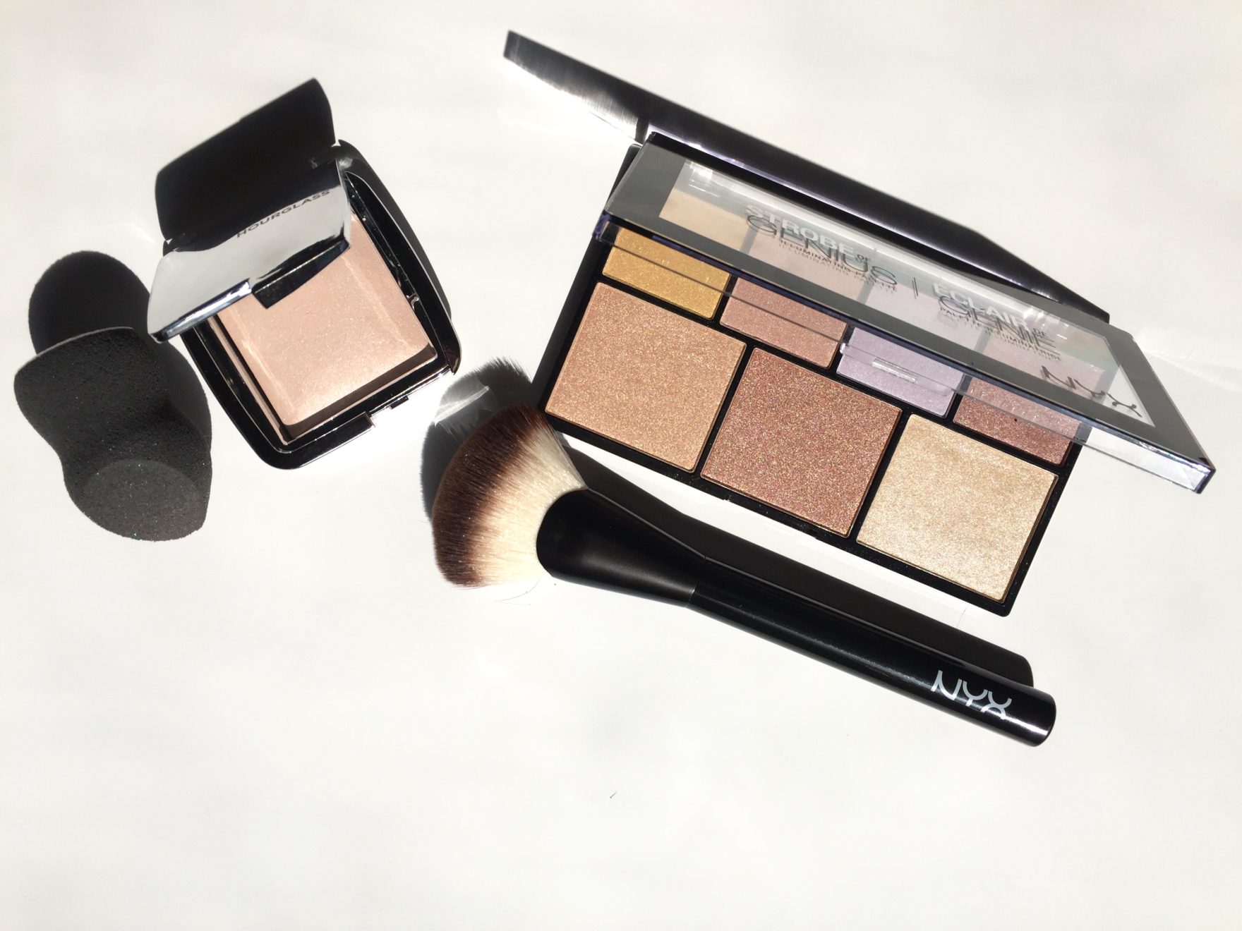 High Low: Hourglass Ambient Strobing Powder & NYX Strobe of Genius Review